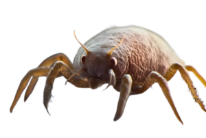 Close-up of a mite highlighting infestation risks and the need for pest control Illinois services by Perfect Pest.