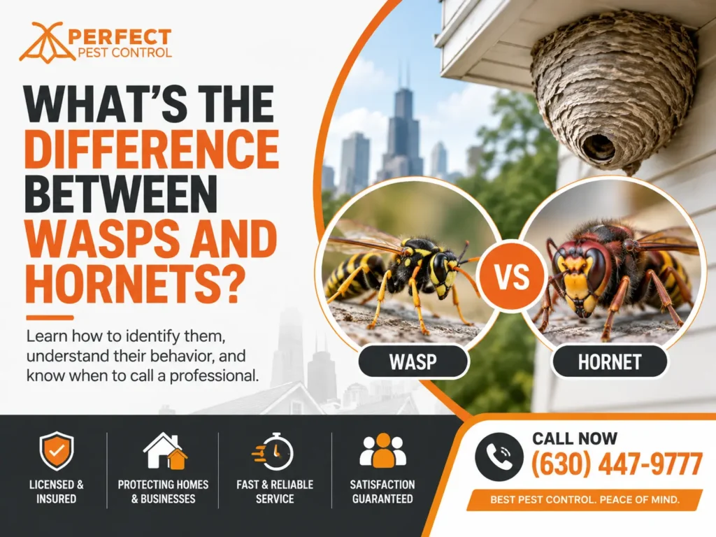 What's the Difference Between Wasps and Hornets? Illinois Guide